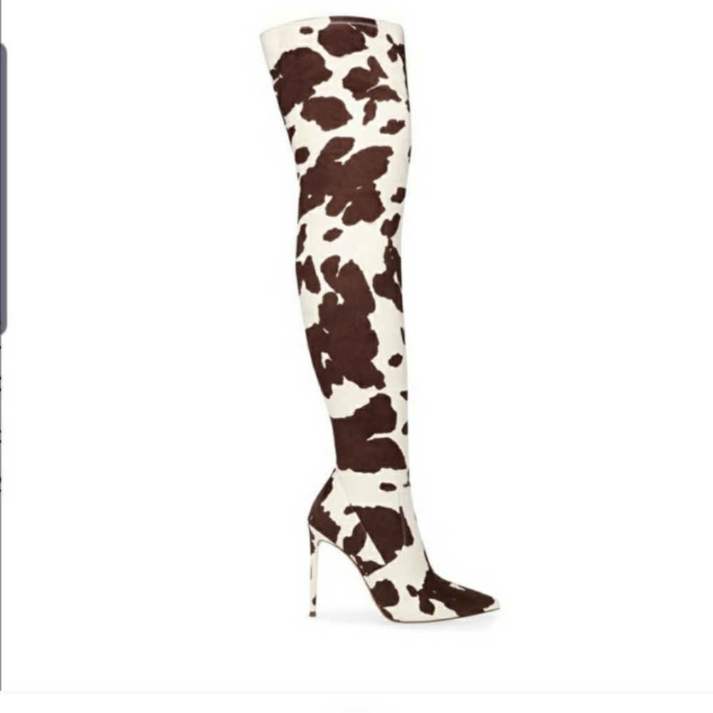 Steve Madden Cow Print Boots